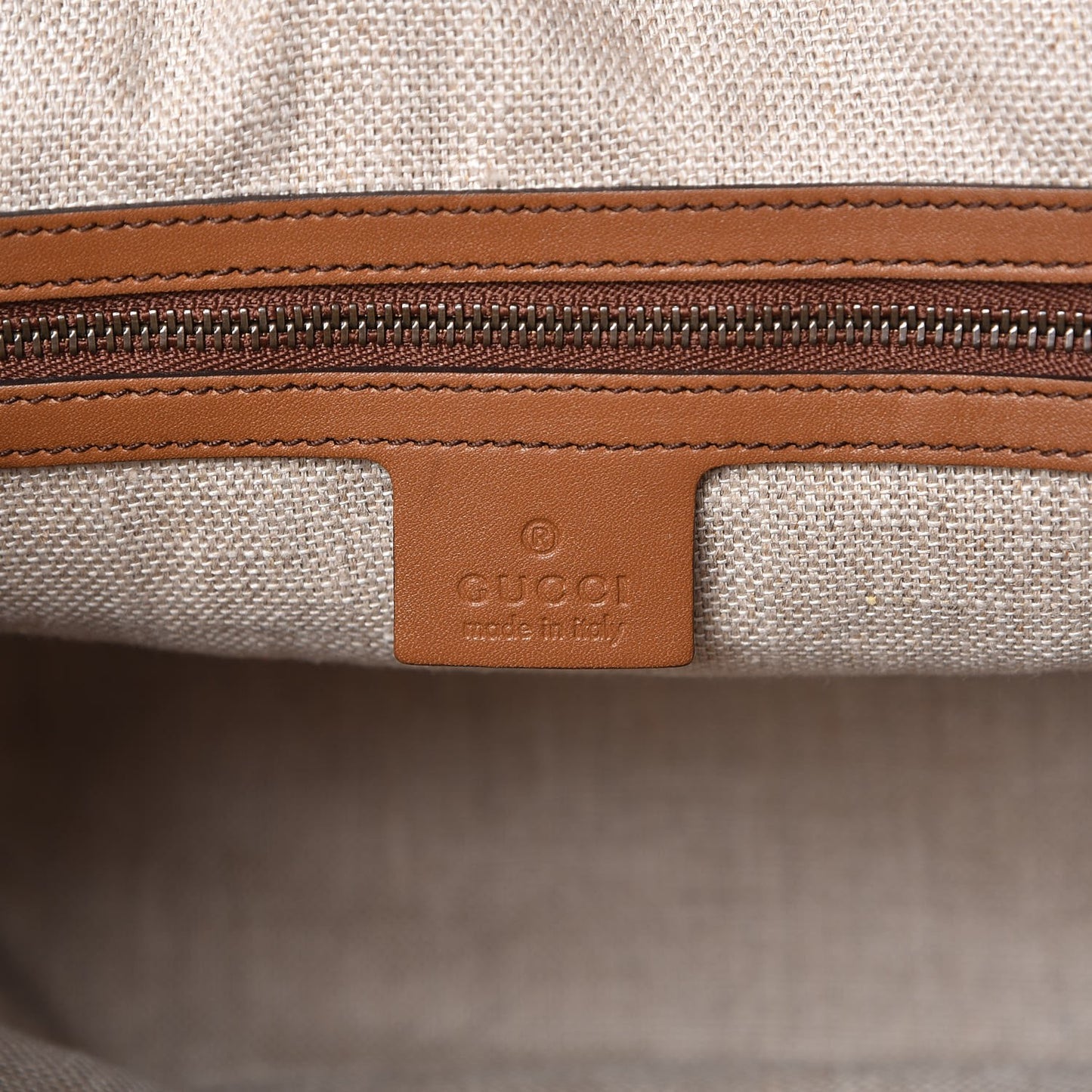 Soft Leather Small Jackie Bucket Bag Brown