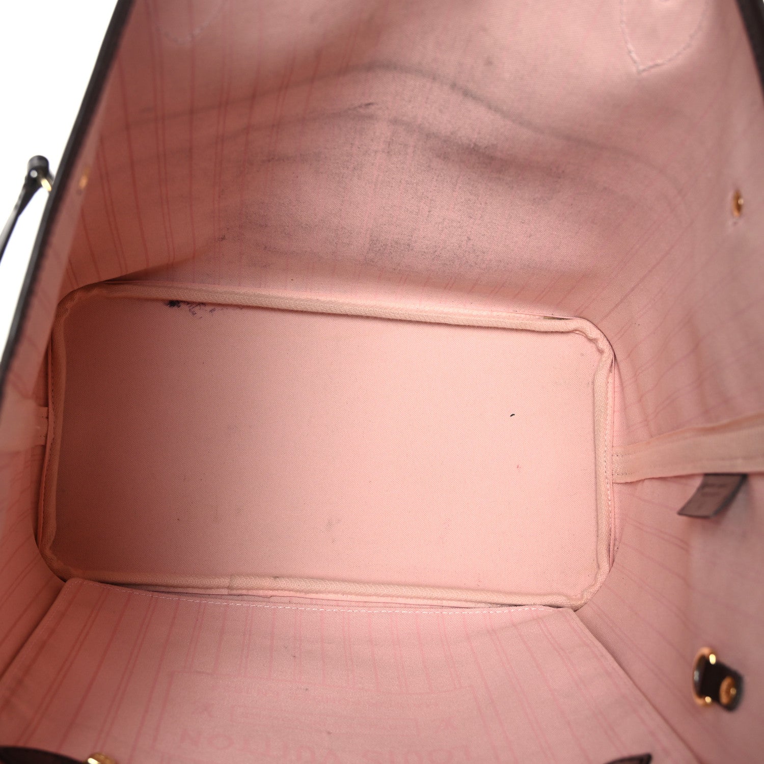 Louis Vuitton Damier Ebene Neo Neverfull MM Rose Ballerine 5 of 11