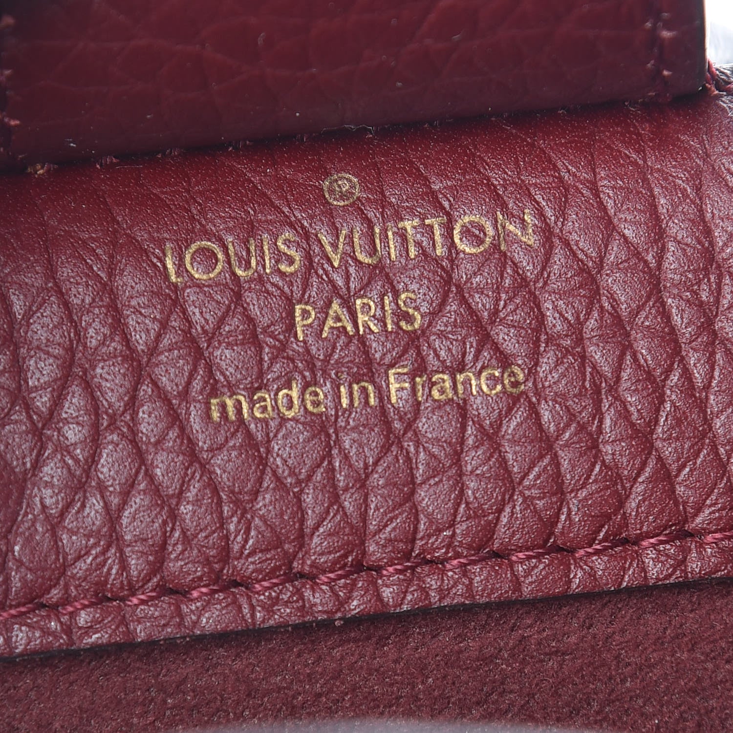 Louis Vuitton Damier Ebene Cuir Taurillon Brittany Bordeaux 6 of 15