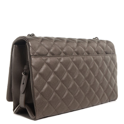 Chanel Metallic Goatskin Large City Rock Flap Silver 5 of 11