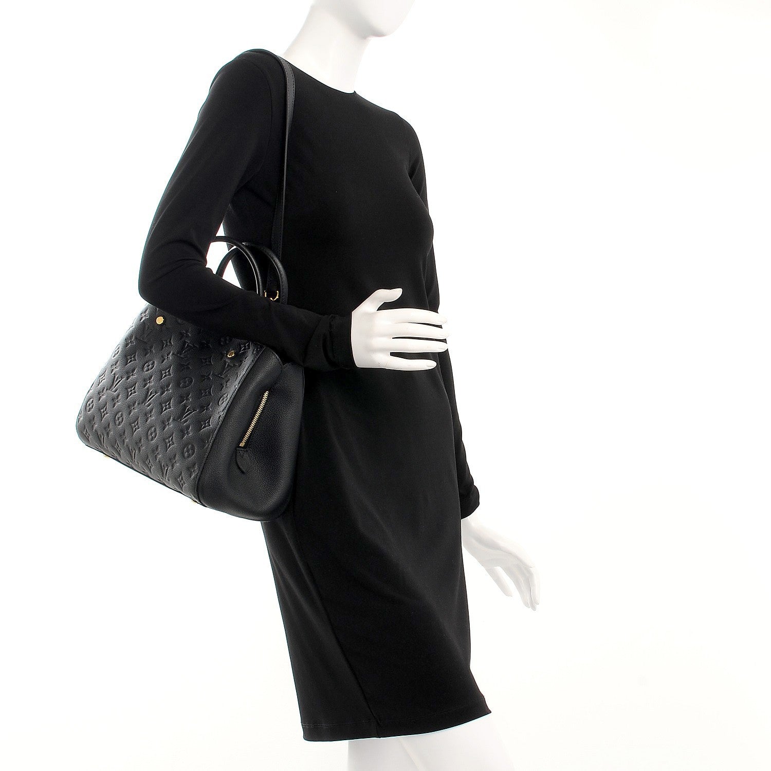 Louis Vuitton Empreinte Montaigne MM Black 2 of 9