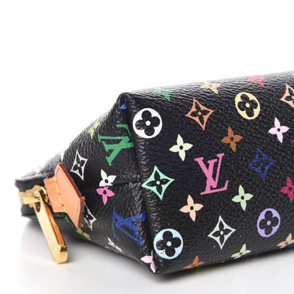 Louis Vuitton Monogram Multicolor Cosmetic Pouch Black Grenade 7 of 12