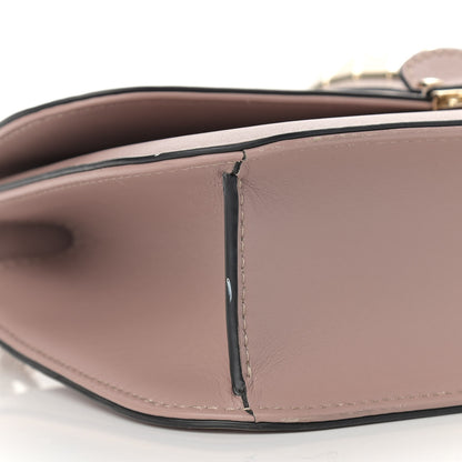Valentino Garavani Vitello Medium Glam Lock Rockstud Flap Poudre 8 of 13