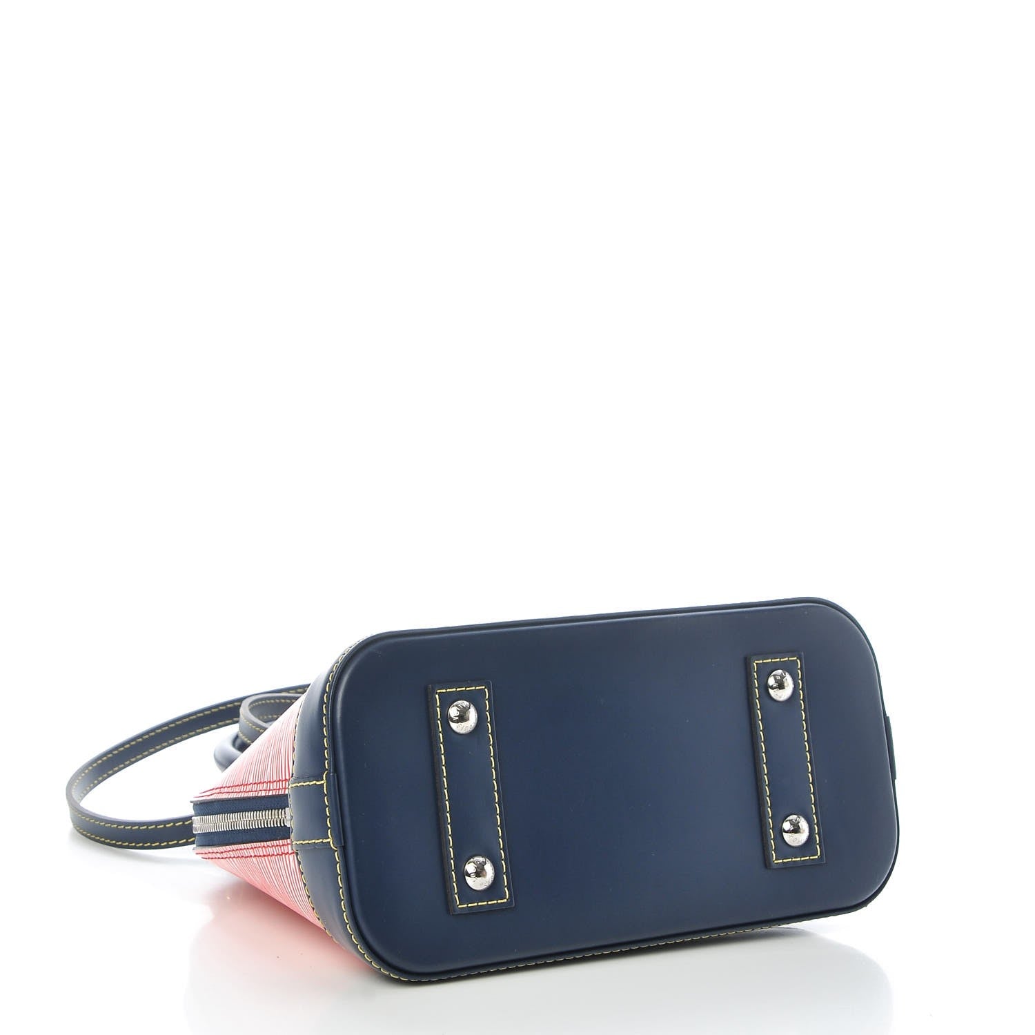 Louis Vuitton Epi Alma BB Denim Red 4 of 6