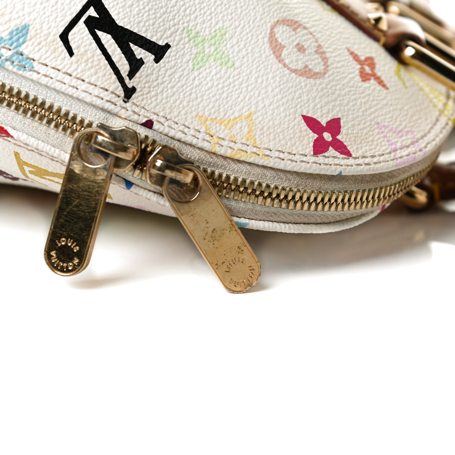 Louis Vuitton Monogram Multicolor Alma White 18 of 18