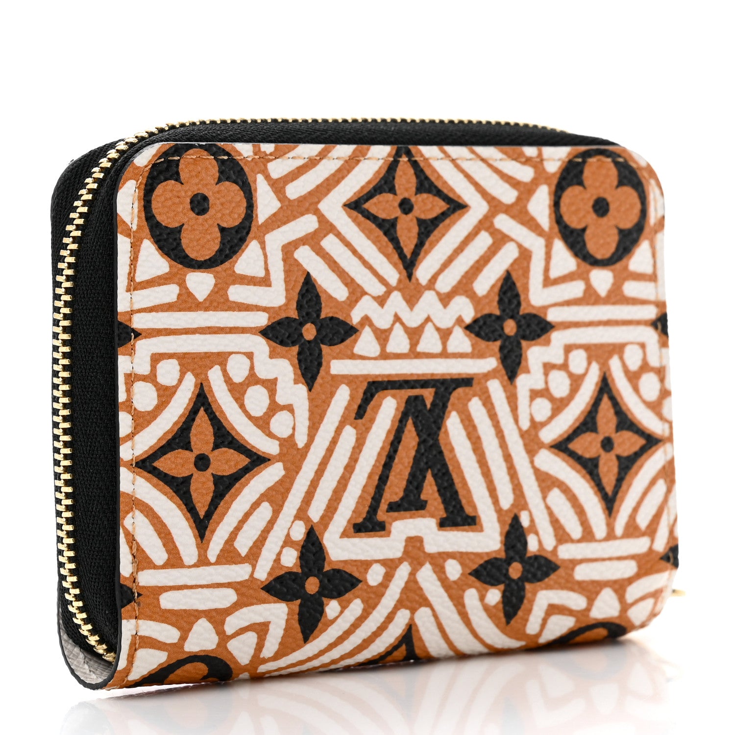 Louis Vuitton Monogram Giant Crafty Zippy Coin Purse Creme Caramel 3 of 7