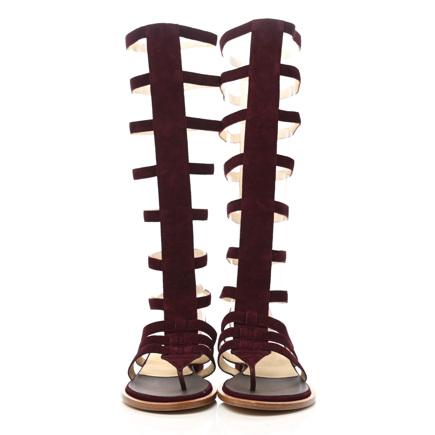 Chanel Suede Gladiator Sandals 38 2 of 10