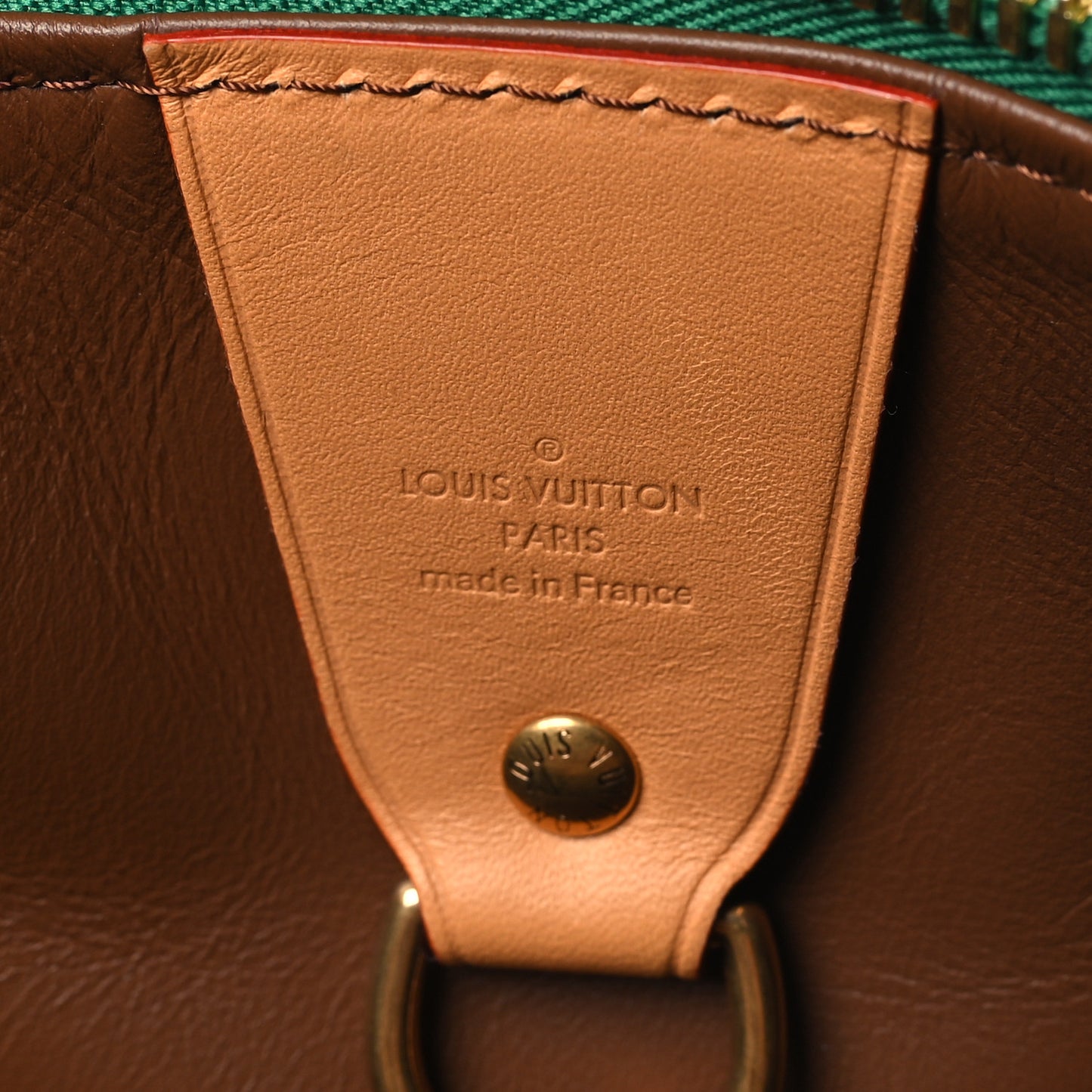 Calfskin Monogram Speedy P9 Bandouliere 50 Green