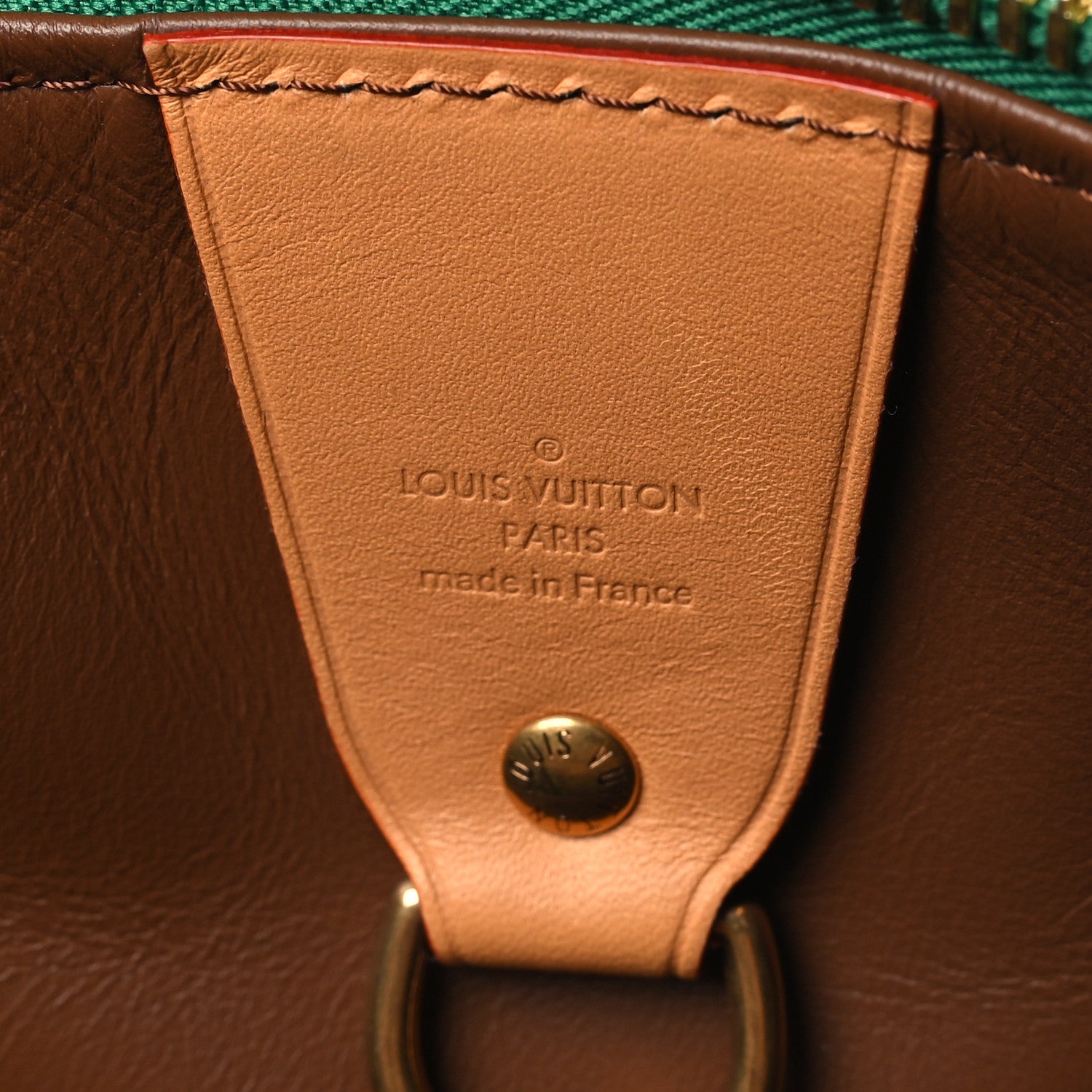Louis Vuitton Calfskin Monogram Speedy P9 Bandouliere 50 Green 7 of 12