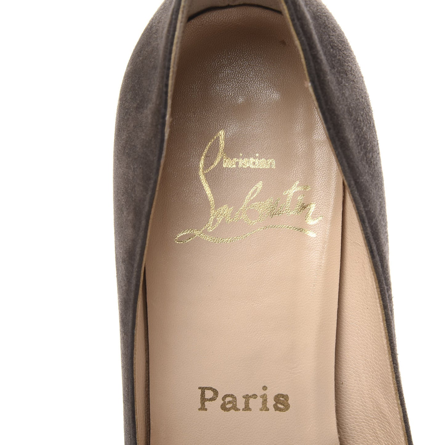 Suede Declic 120 Pumps 36 Elephant