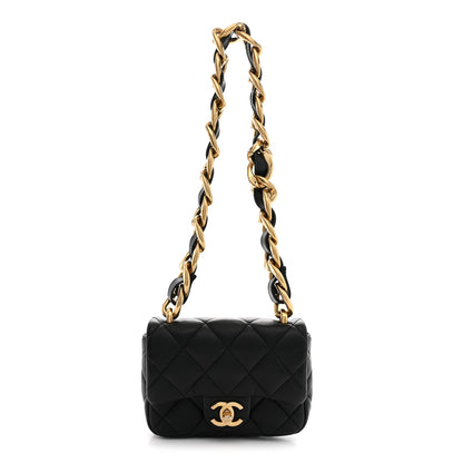Chanel Lambskin Quilted Mini CC Funky Town Flap Black 1 of 11