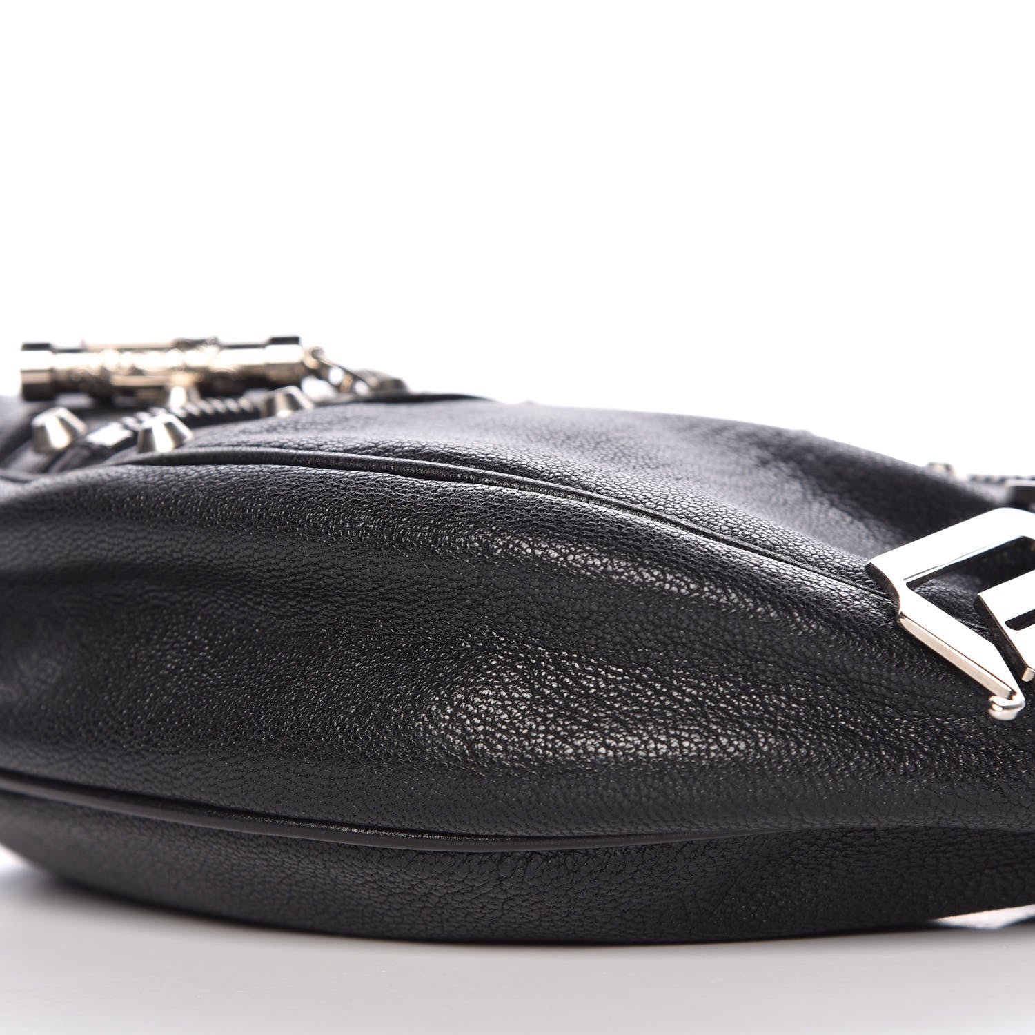 Versace Calfskin Mini Hobo Black 8 of 8