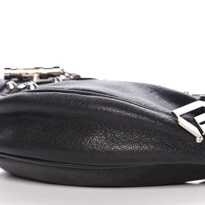 Versace Calfskin Mini Hobo Black 8 of 8