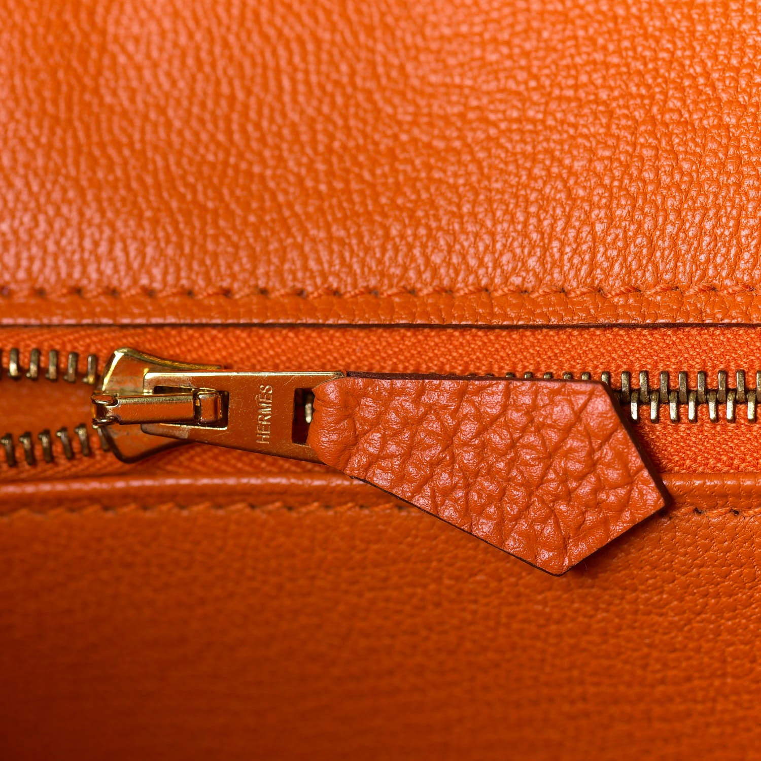 Hermes Togo Birkin 30 Orange 17 of 32