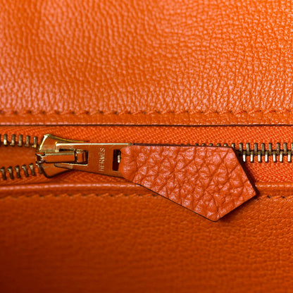 Hermes Togo Birkin 30 Orange 17 of 32