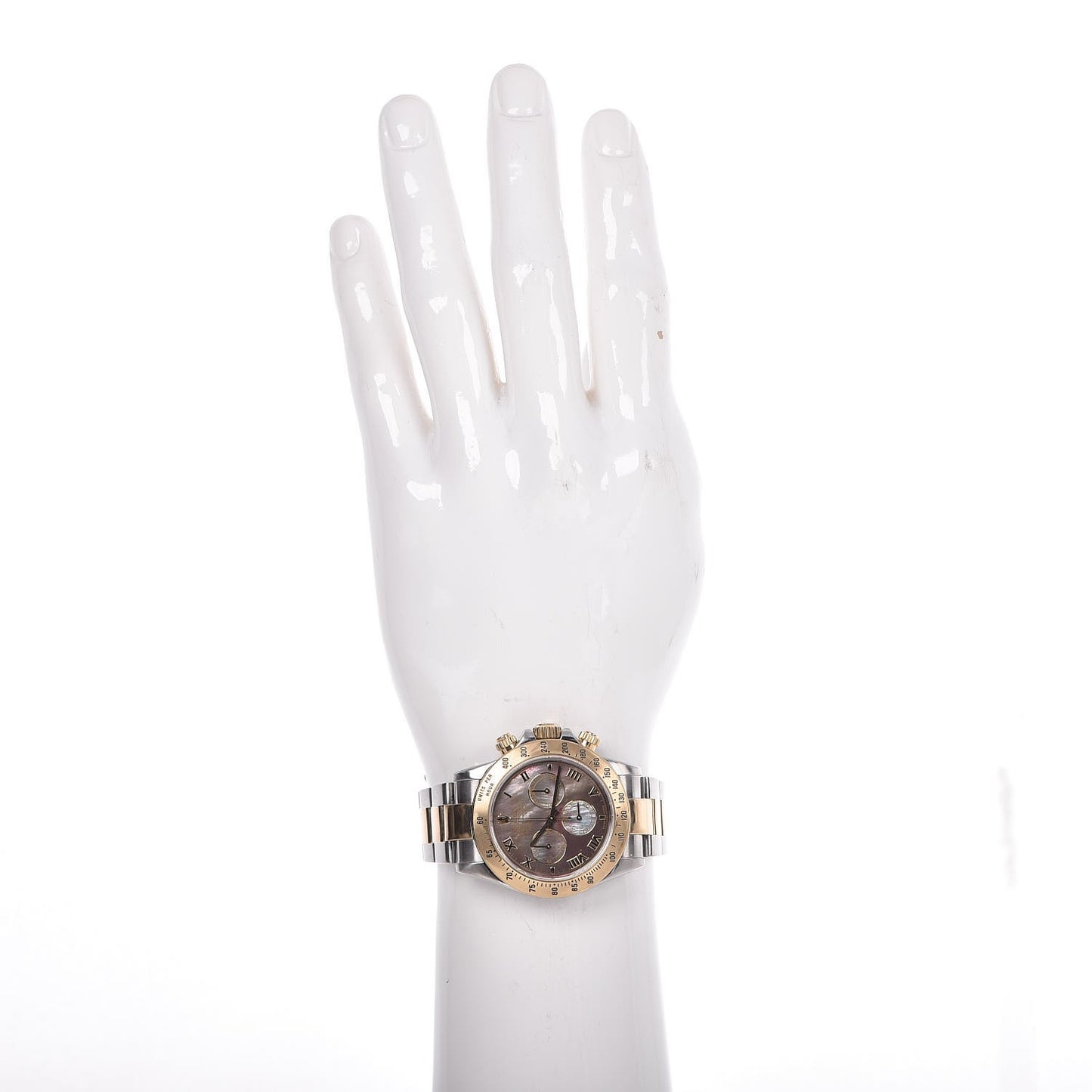Stainless Steel 18K Yellow Gold Black Mother of Pearl 40mm Oyster Perpetual Cosmograph Daytona Watch 116523