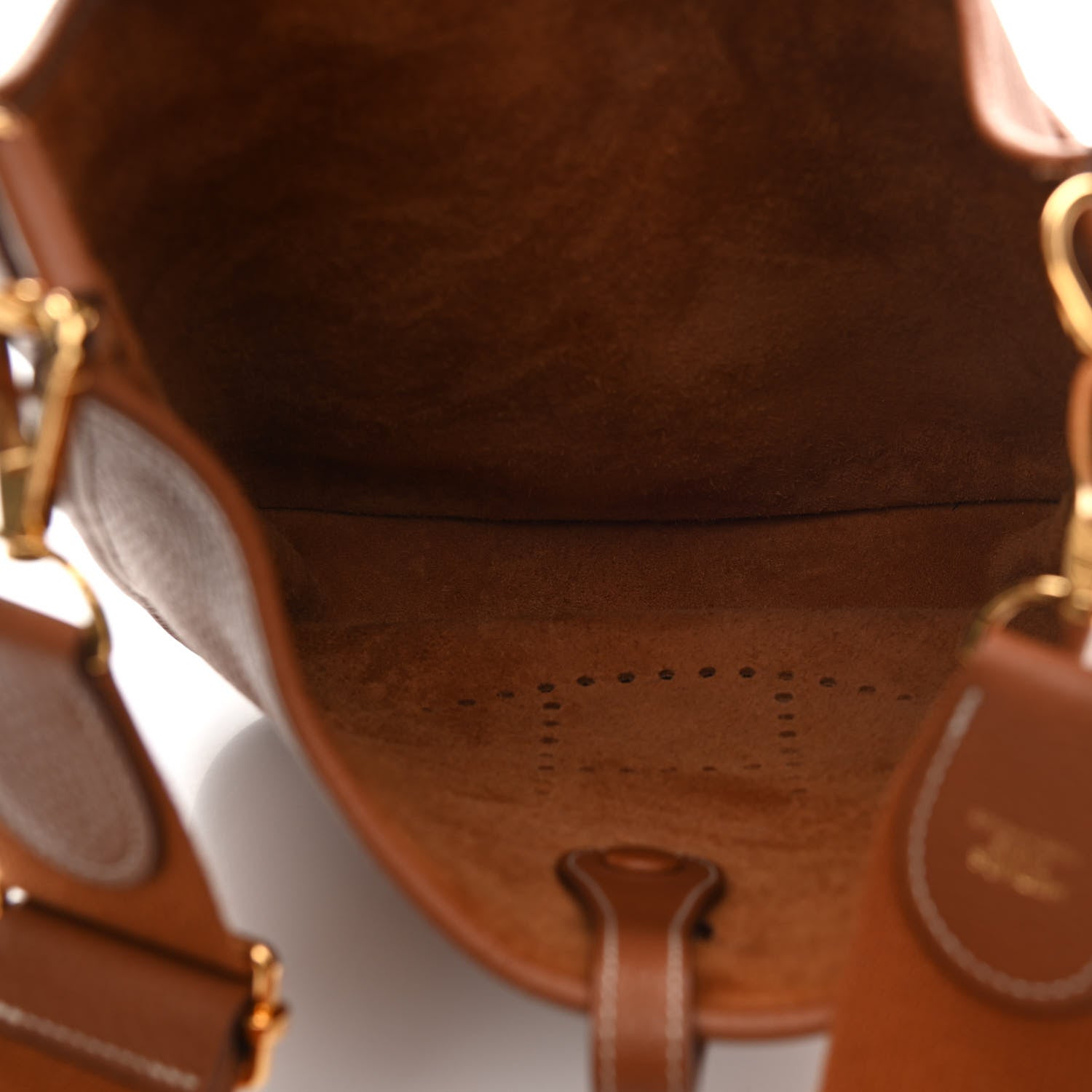 Hermes Taurillon Clemence Evelyne III PM Gold 5 of 9