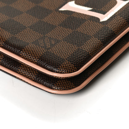 Louis Vuitton Damier Ebene Double Zip Pochette 9 of 10