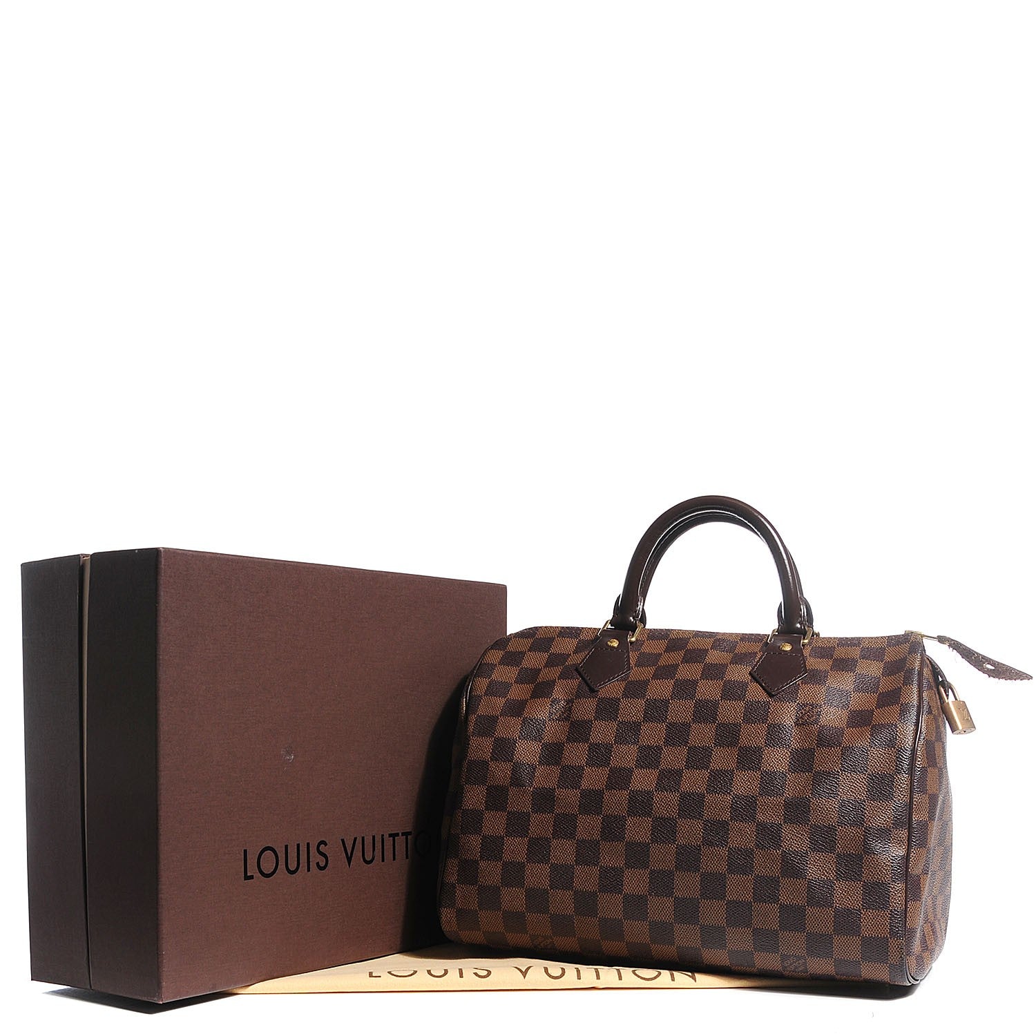 Louis Vuitton Damier Ebene Speedy 30 5 of 8