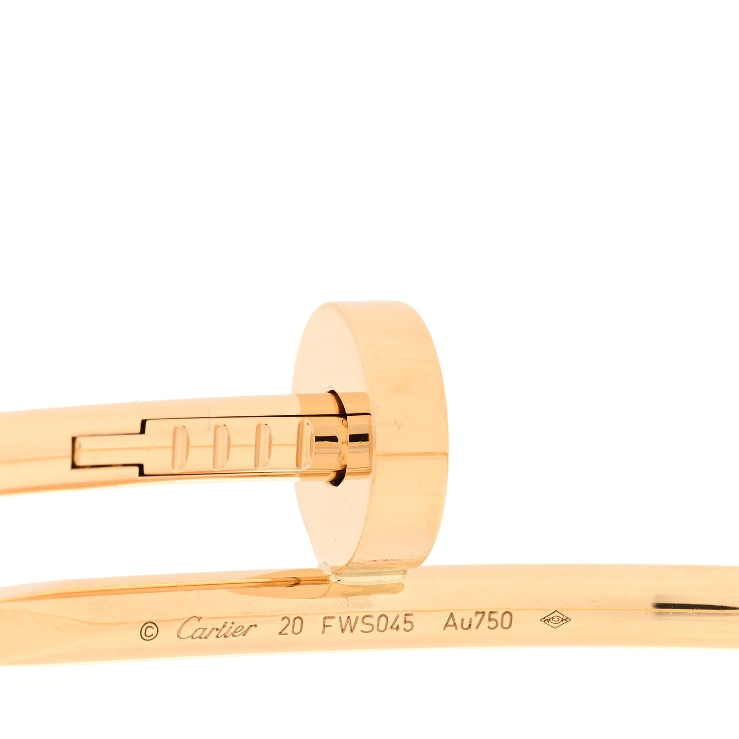 Cartier 18K Yellow Gold Juste Un Clou Bracelet 20 3 of 4