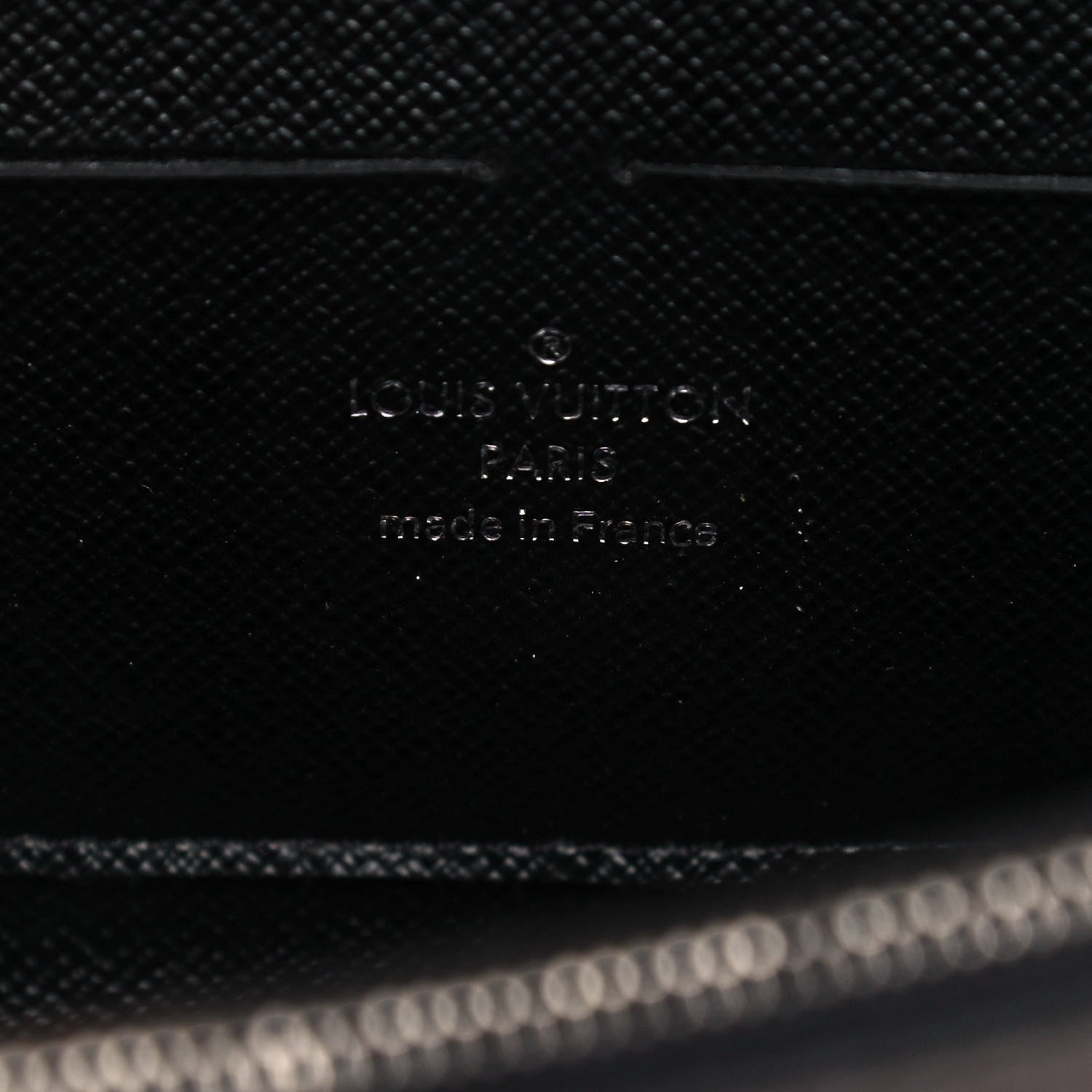 Louis Vuitton Monogram Kabuki Chain Wallet Black 5 of 8