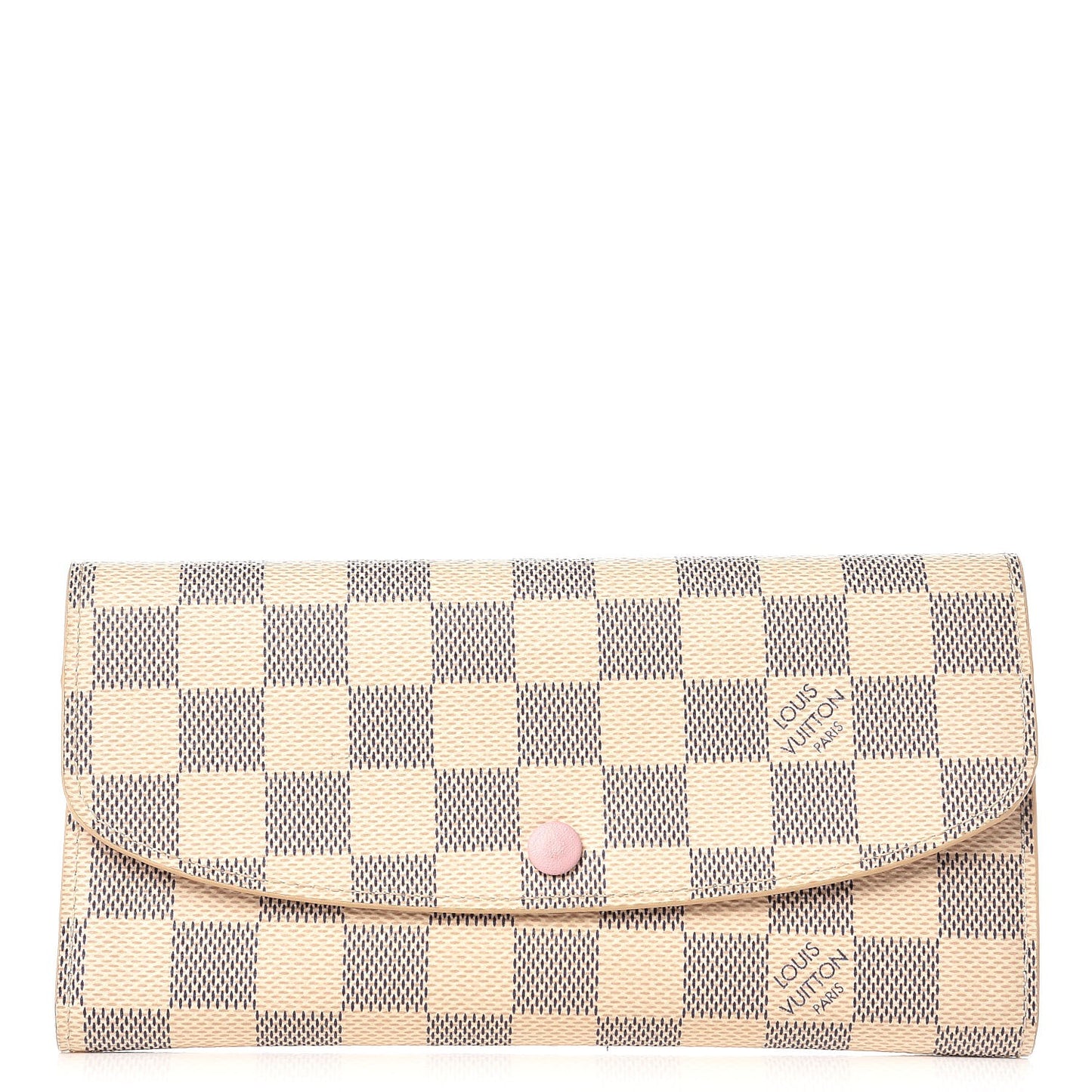 Damier Azur Emilie Wallet Rose Ballerine