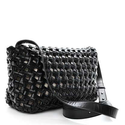 Bottega Veneta Nappa Intrecciato Crochet The Window Crossbody Bag Black 5 of 12