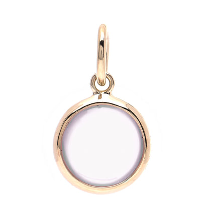 Tiffany 18K Yellow Gold Rose Quartz Paloma Picasso Dot Charm 1 of 3