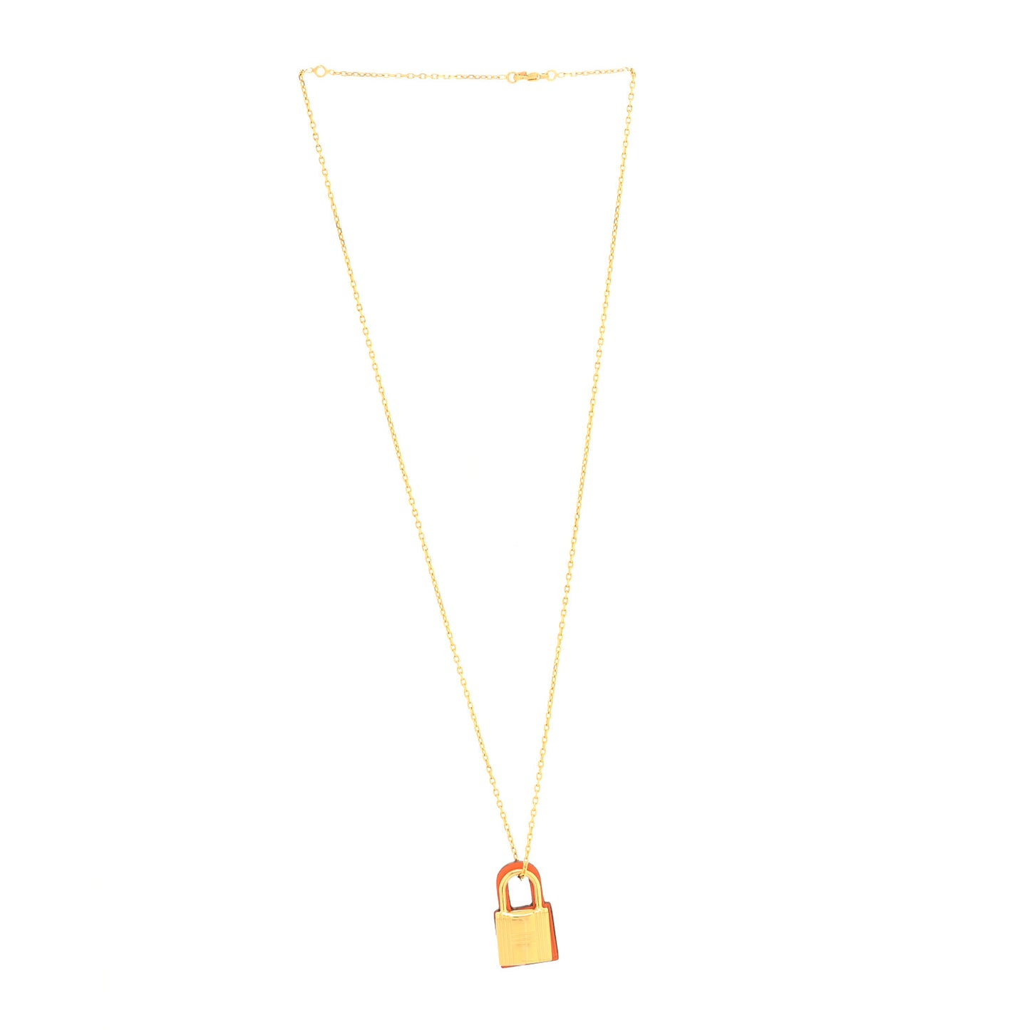 Swift Small O'Kelly Pendant Necklace Orange
