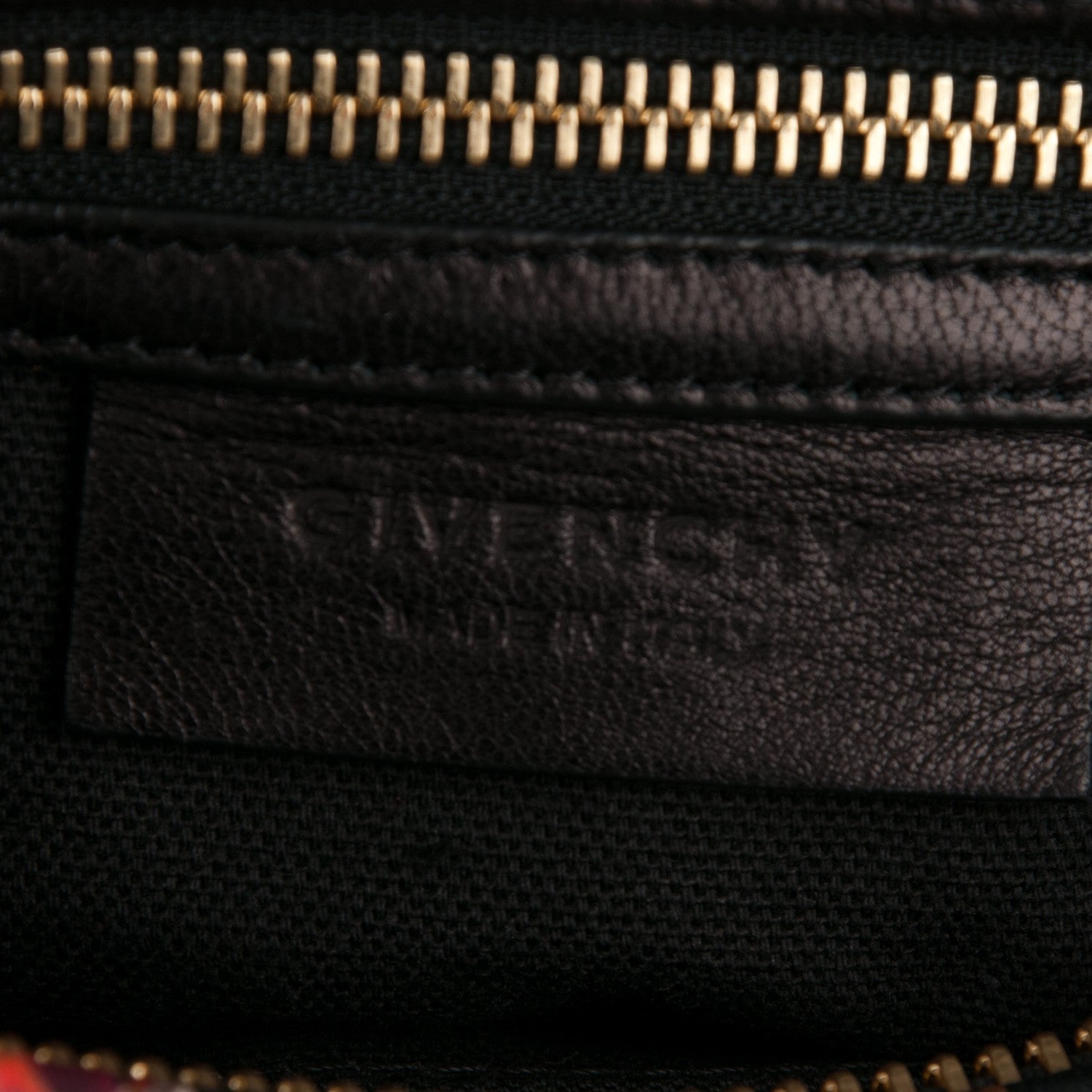 Givenchy Lambskin Magnolia and Moth Print Medium Pandora Black 6 of 7