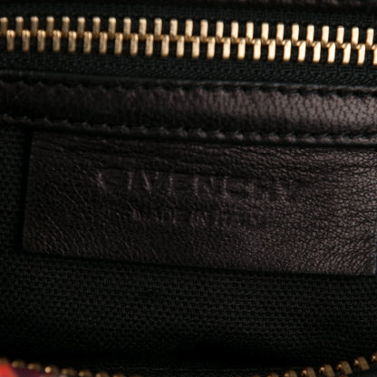 Givenchy Lambskin Magnolia and Moth Print Medium Pandora Black 6 of 7