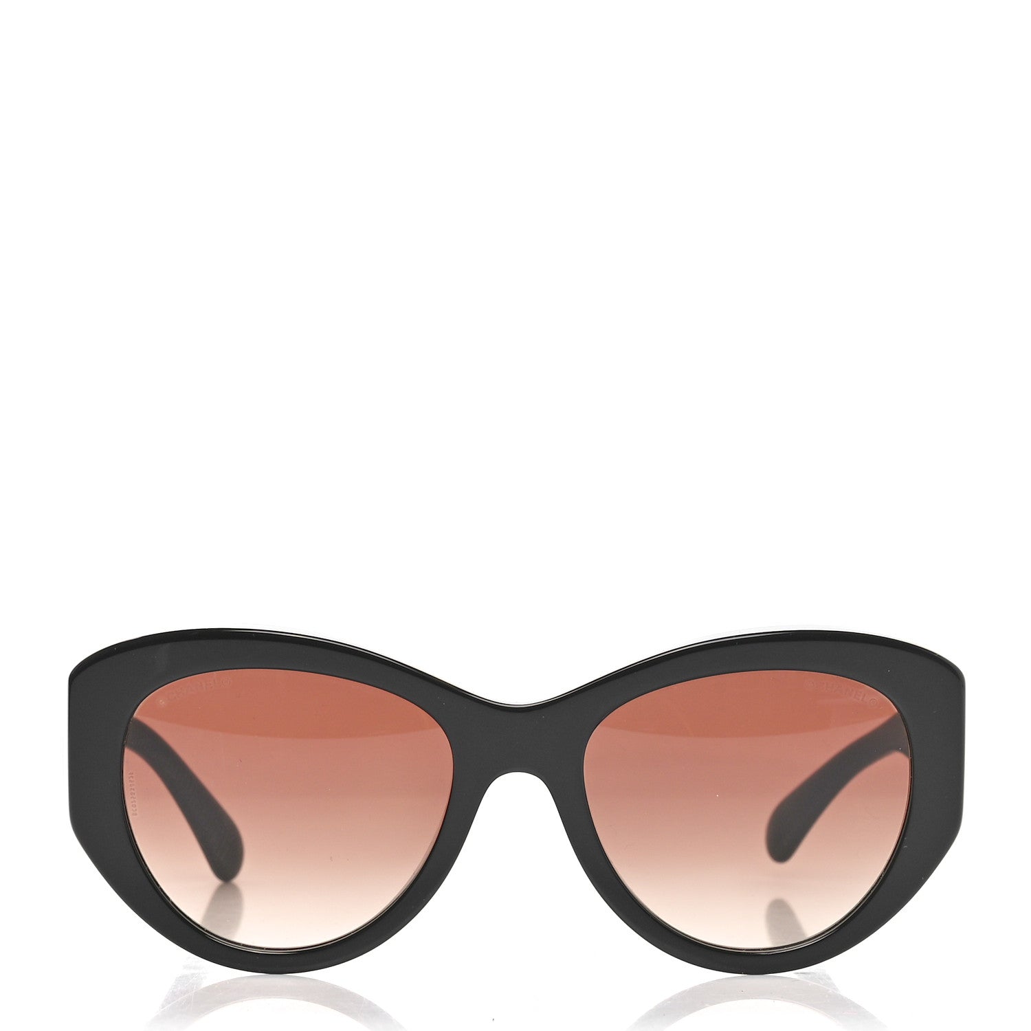 Chanel Acetate Butterfly Large CC Sunglasses 5492 Black 2 of 7