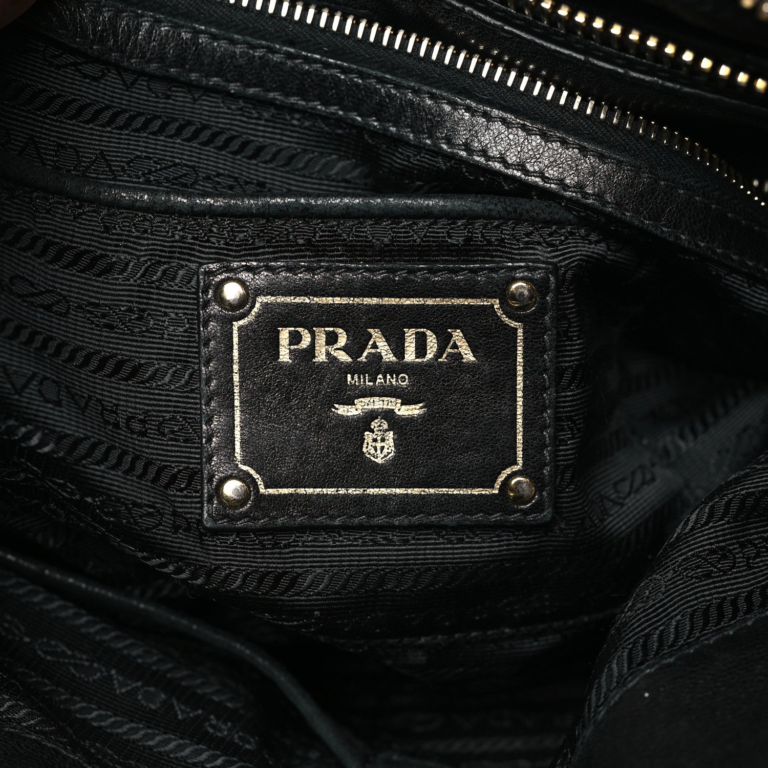 Prada Tessuto Nylon Gaufre Tote Black 6 of 11