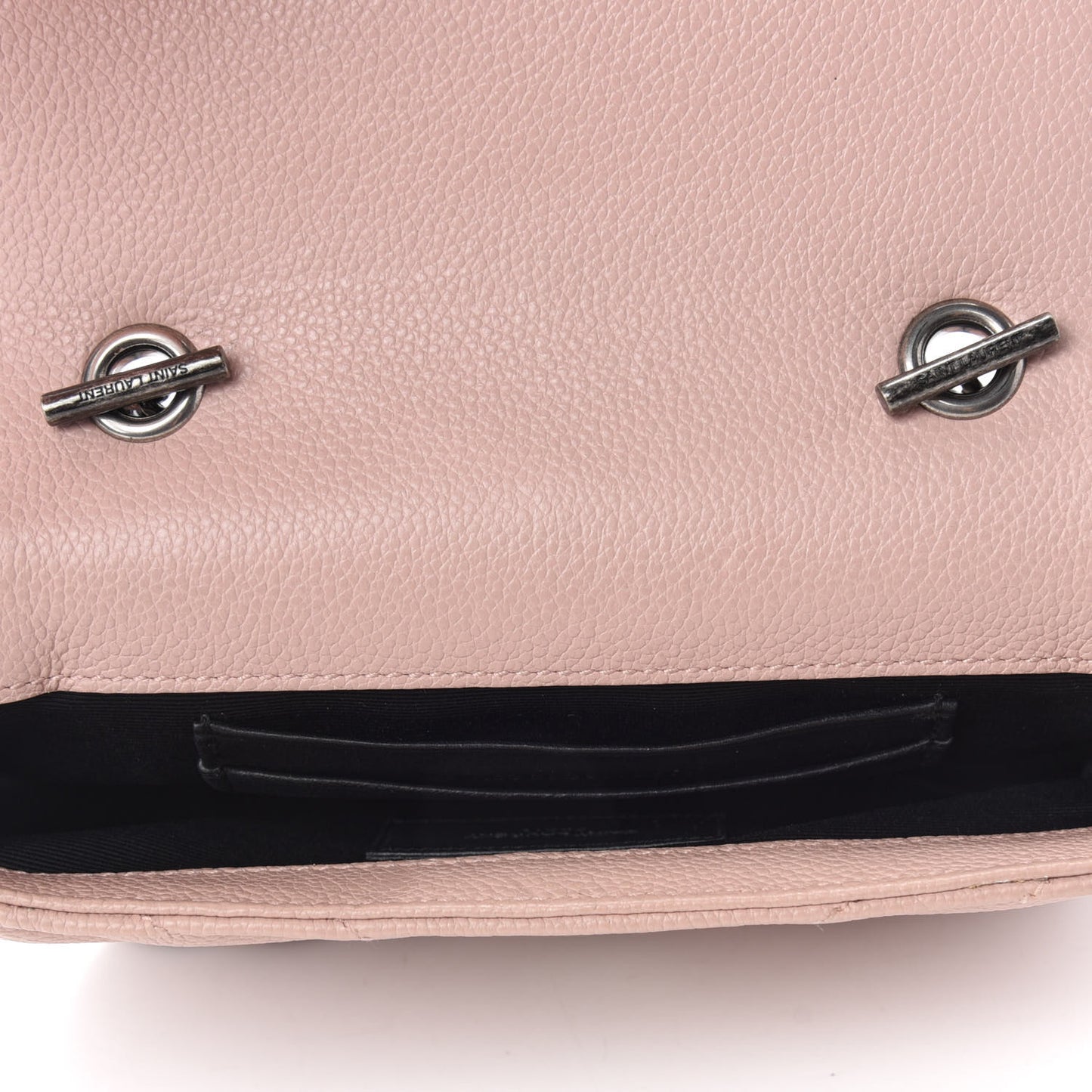 Sheepskin Matelasse Monogram Classic Baby Chain Pale Pink Bag