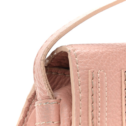Chloe Grained Calfskin Small Marcie Saddle Bag Anemone Pink 14 of 17