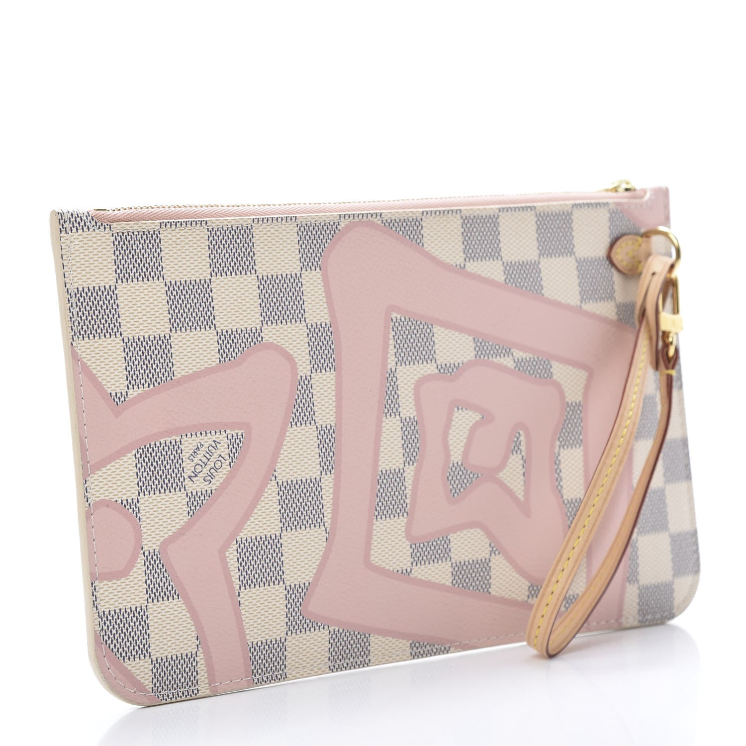 Louis Vuitton Damier Azur Tahitienne Neverfull MM GM Pochette 3 of 8