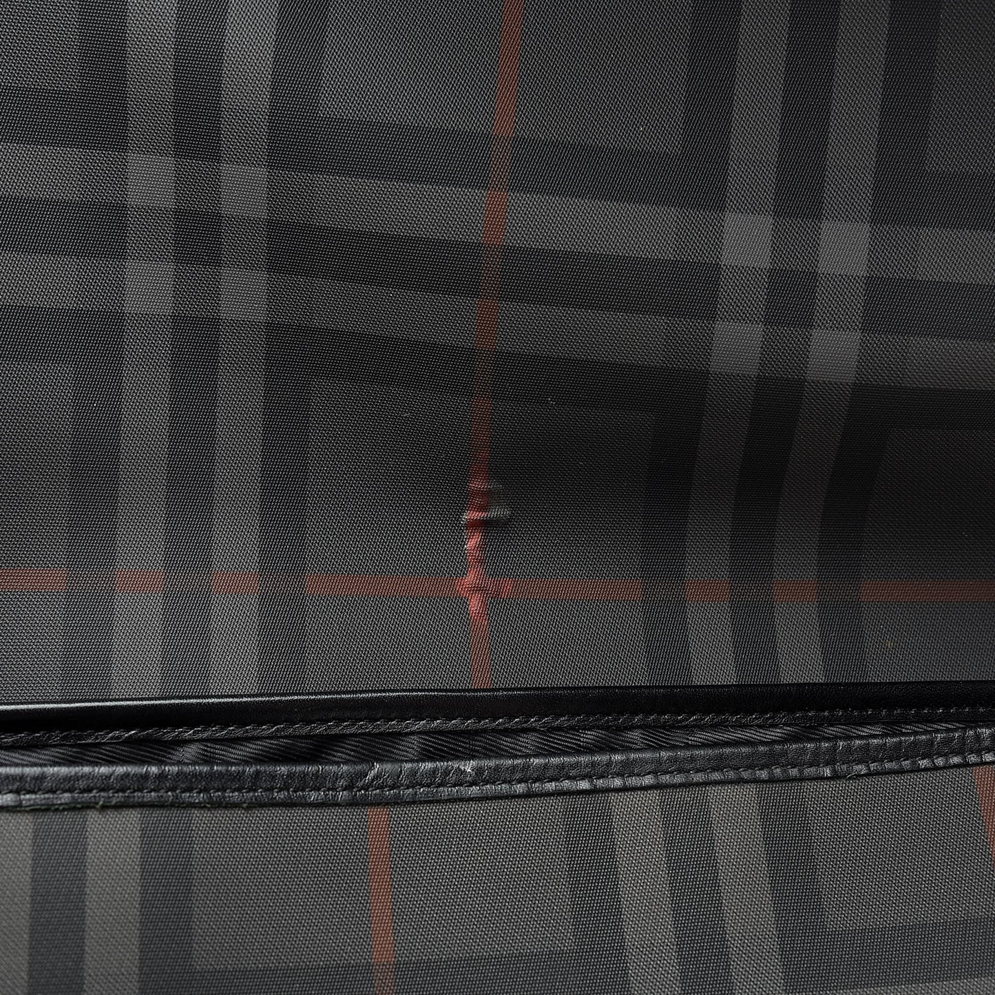 Nylon Smoked Check Messenger Bag