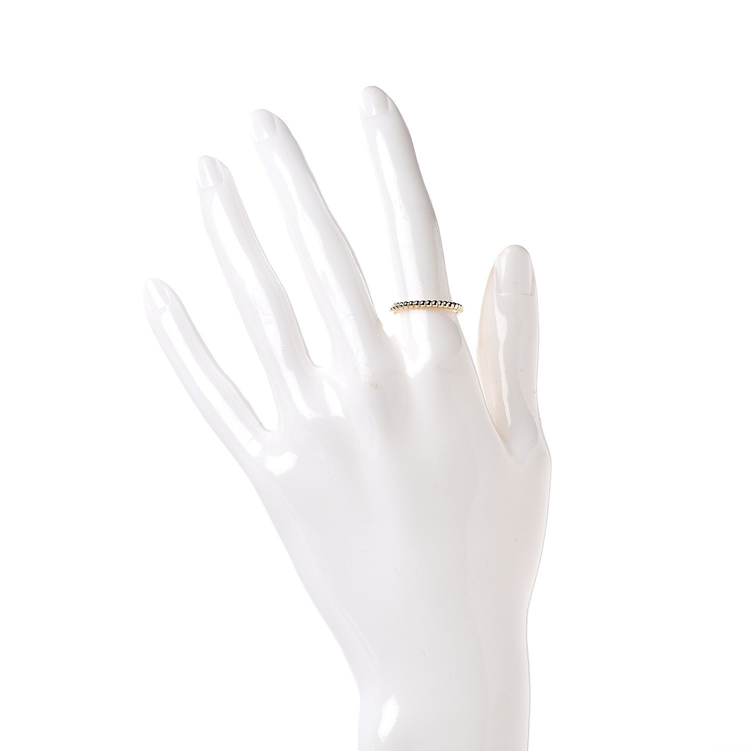 Van Cleef & Arpels 18K Yellow Gold Small Perlee Ring 51 5.75 2 of 5