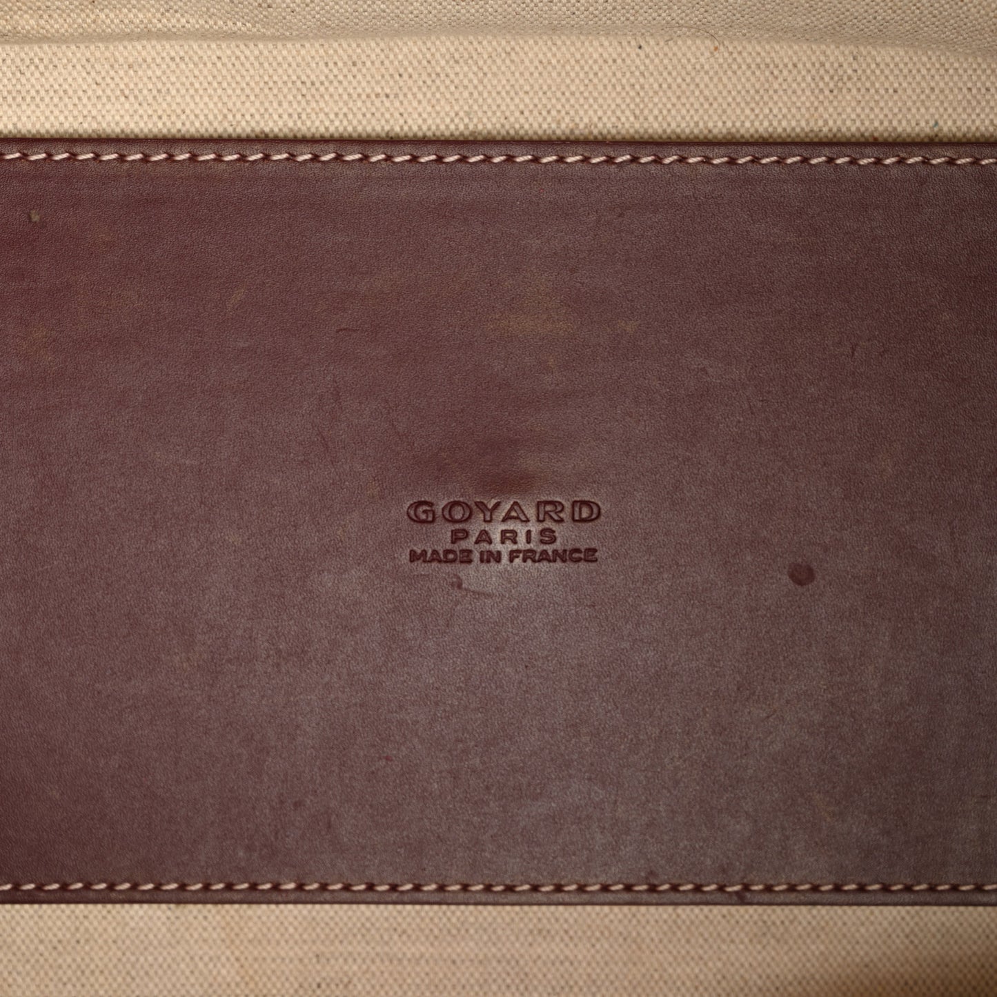 Goyardine Marquises Tote Burgundy
