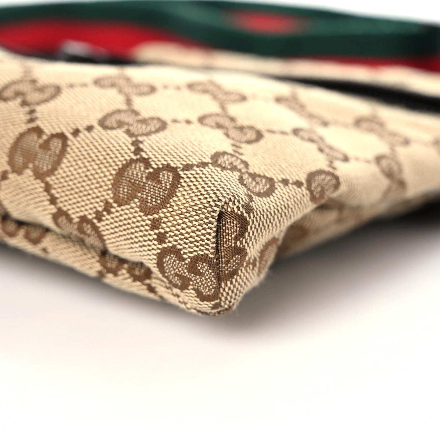 Gucci GG Monogram Double Pocket Belt Bag Dark Brown 6 of 12