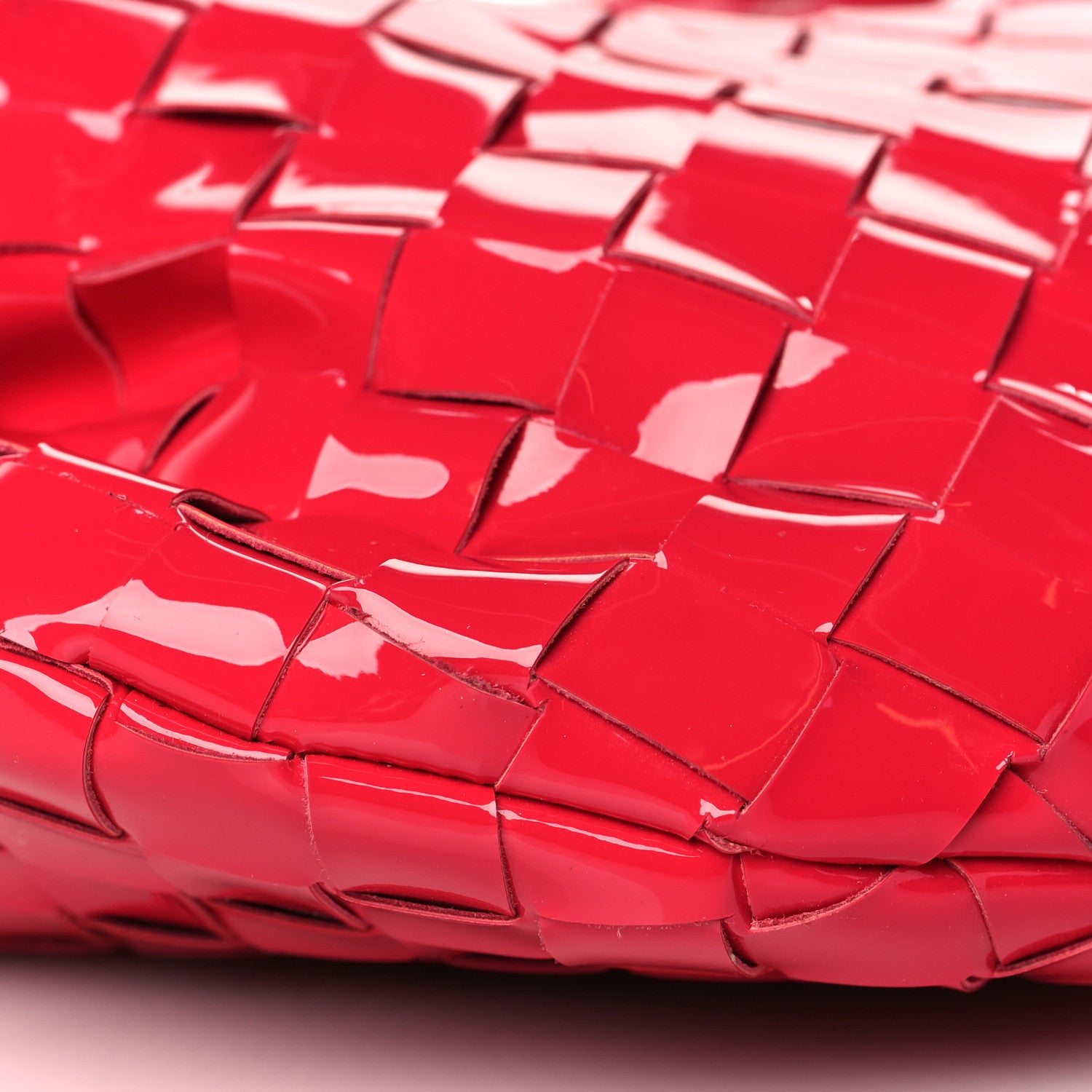 Bottega Veneta Patent Nappa Intrecciato Mini Jodie Candy Stripe 9 of 11