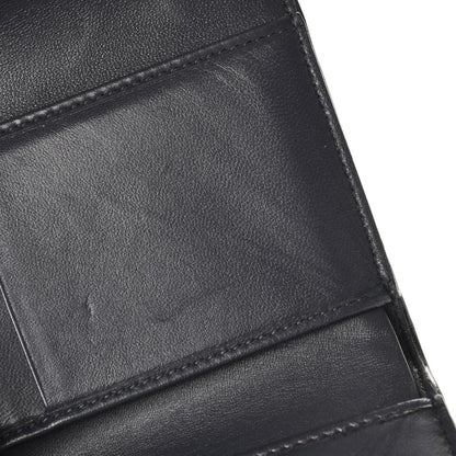 Christian Dior Metallic Patent Micro-Cannage Diorama Elancee Wallet Onyx Black 10 of 11