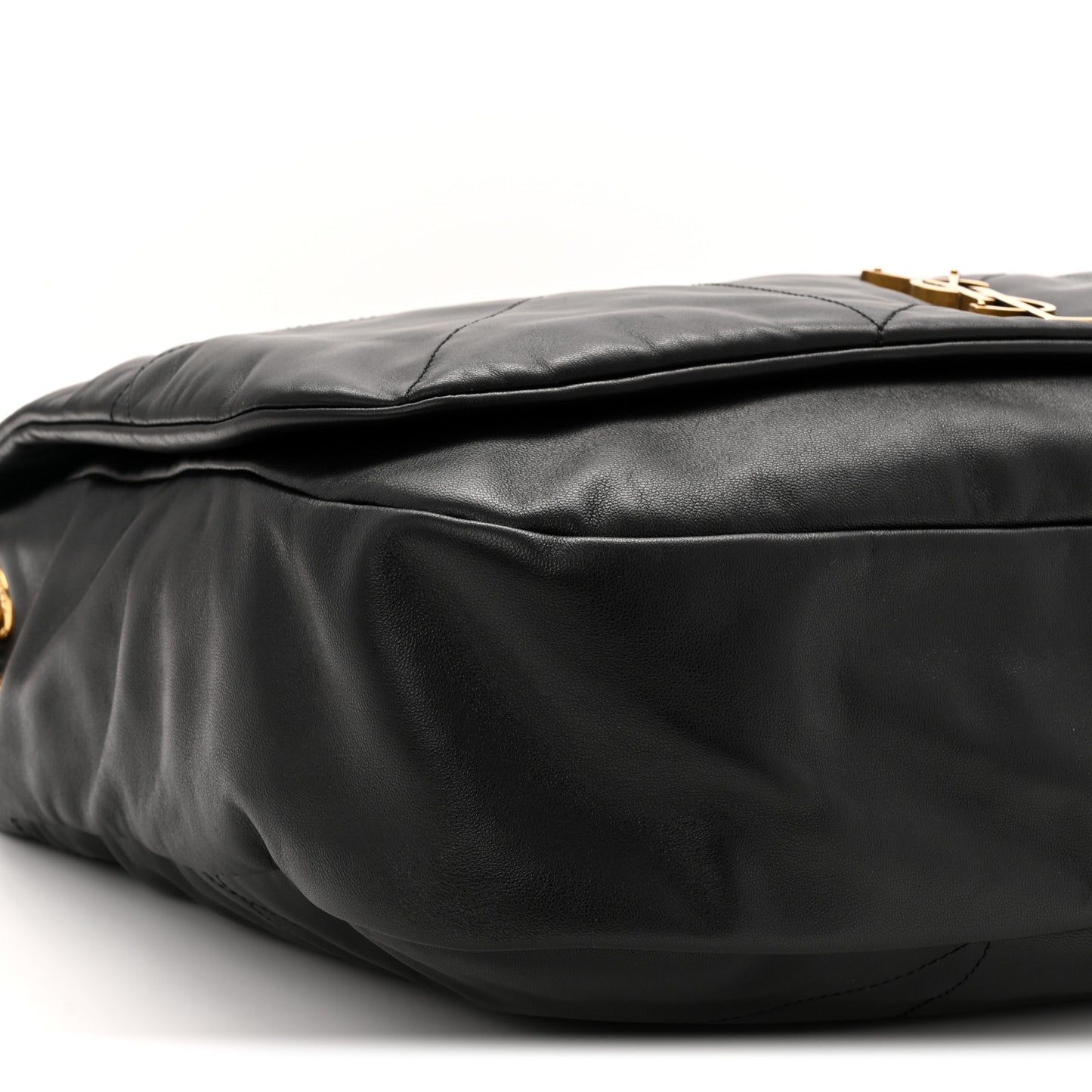 Lambskin Matelasse Monogram Large Jamie 4.3 Black