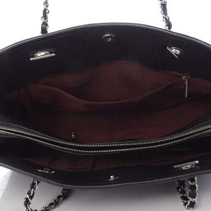 Chanel Caviar Quilted French Riviera Tote Black 5 of 10