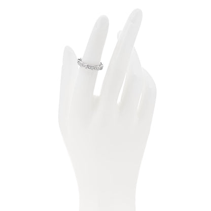 Bulgari 18K White Gold Diamond Serpenti Viper Band Ring 49 5 2 of 6