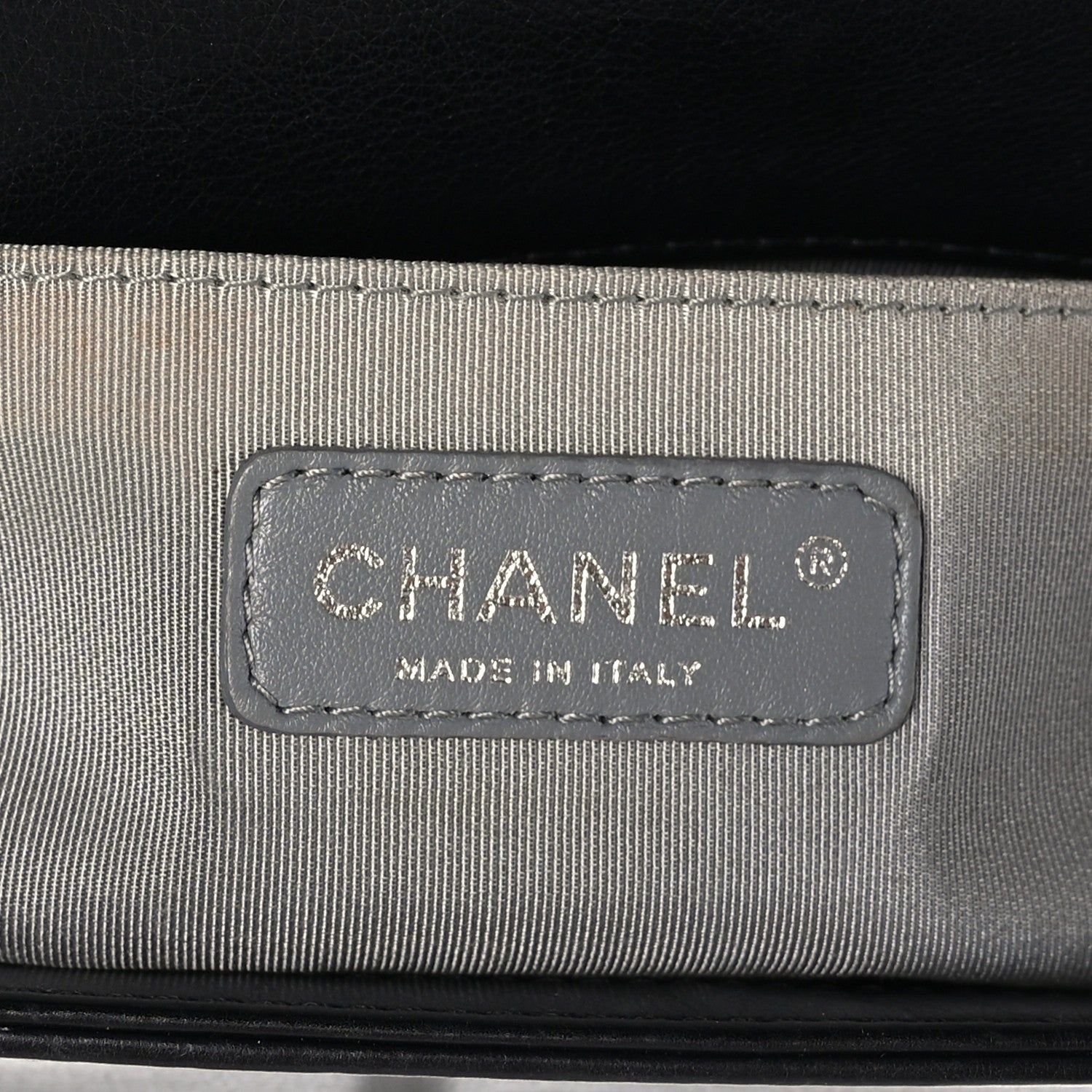 Chanel Calfskin Double Stitch Medium Boy Flap Black 6 of 10