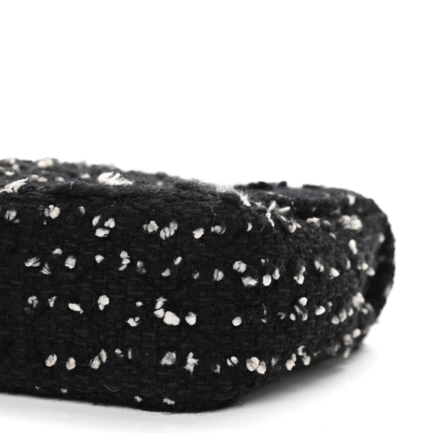 Tweed Elementary Chic Flap Black White