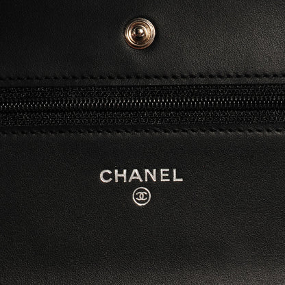 Chanel Caviar Timeless CC Wallet on Chain WOC Black 6 of 9
