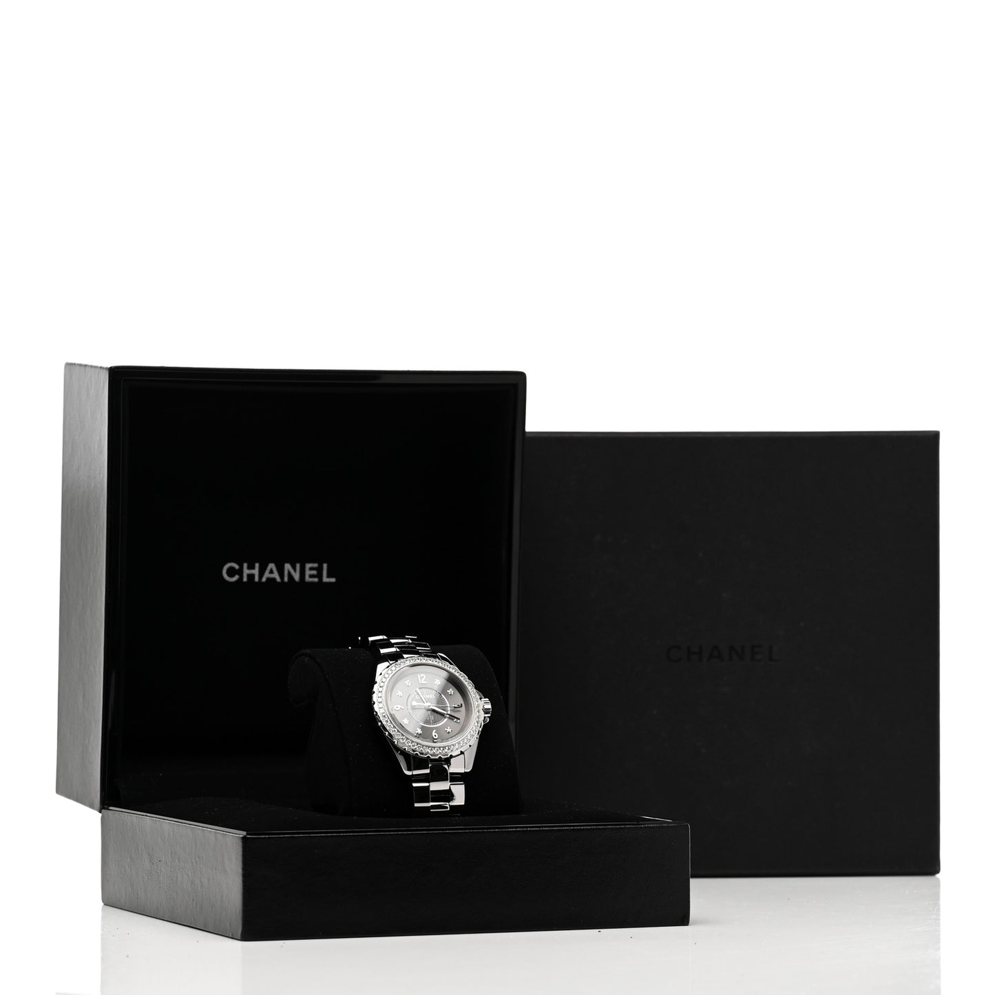 Titanium Ceramic Diamond Bezel 33mm J12 Quartz Watch