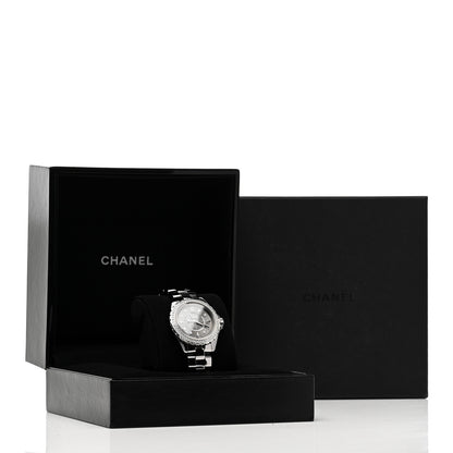 Chanel Titanium Ceramic Diamond Bezel 33mm J12 Quartz Watch 5 of 5